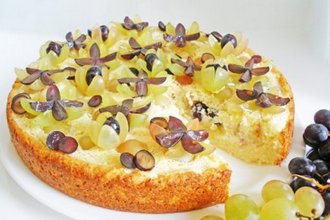 Виноградный пирог «Флора»