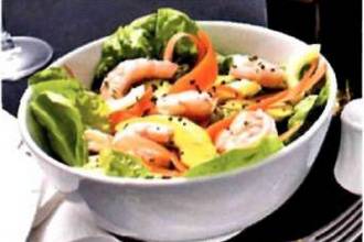 Салат с креветками «По-итальянски»