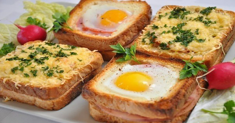 Бутерброд с яйцом по английски