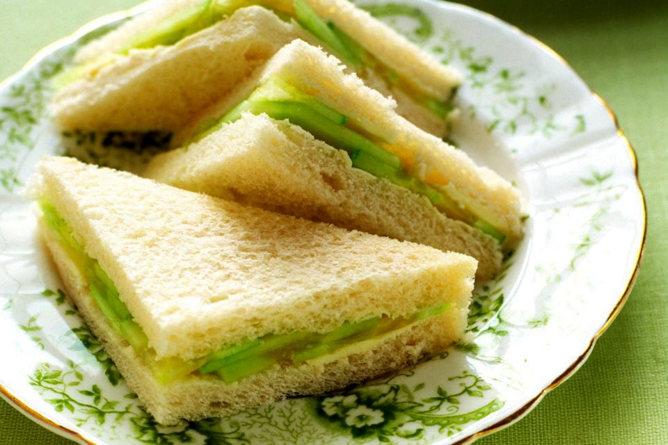 Английские сэндвичи с огурцами
