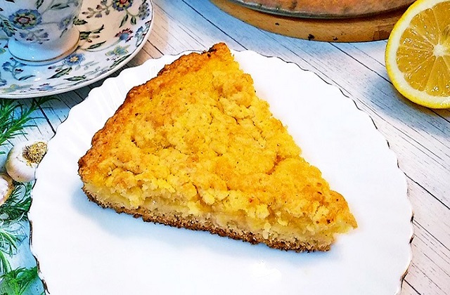 Песочный пирог с лимоном и апельсином