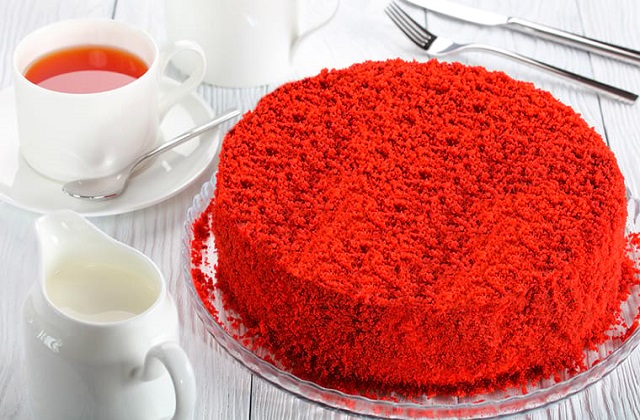 Диетический торт «Красный бархат»