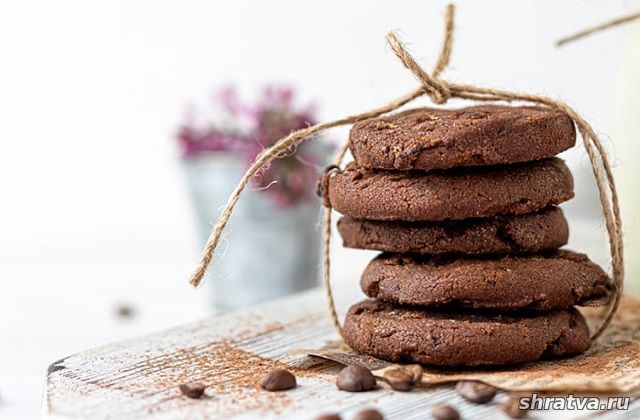 Диетическое творожно-шоколадное печенье