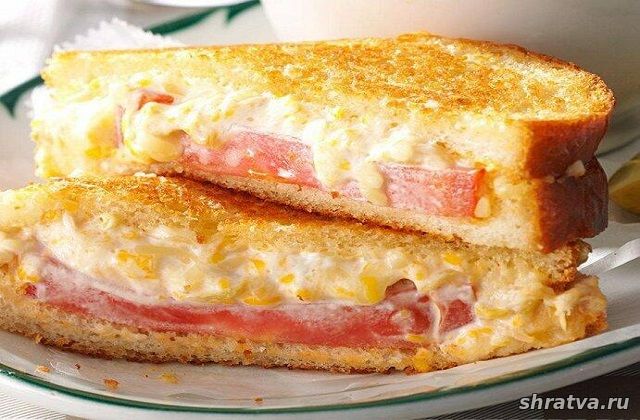 Сырный бутерброд с помидором «Простое удовольствие»