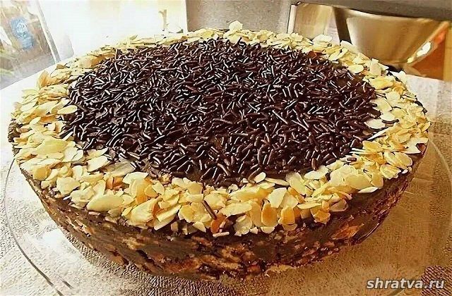 Торт без выпечки шоколадный «Мираж»