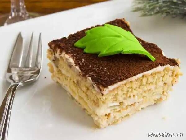 Сметанный десерт с песочным печеньем от 21.12.2023.