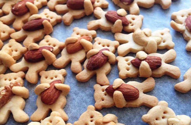 Имбирное печенье «Мишки с орешками»