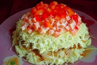 Салат с картофелем