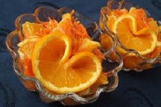 Закуска из моркови и апельсинами