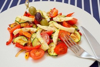 Салат из овощей-гриль – кулинарный рецепт